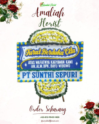 Papan Bunga Duka di Airu